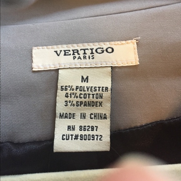 Vertigo Paris Spring Cropped Jacket Taupe … - Picture 6 of 7